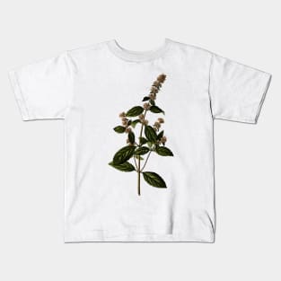 Herbal Flower Branch Kids T-Shirt